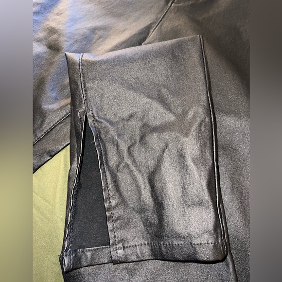 High Wasted Stretch Faux Leather Pants - Picture 4 of 4